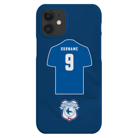 Cardiff City FC Personalised iPhone 12 Mini Snap Case