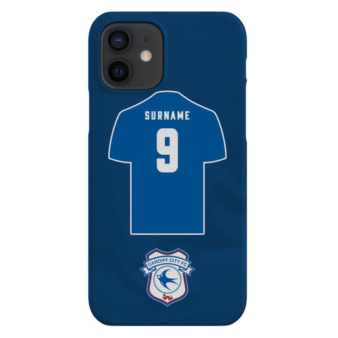 Cardiff City FC Personalised iPhone 12 Snap Case
