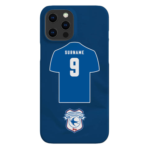 Cardiff City  FC Personalised iPhone 13 Pro Max Snap Case