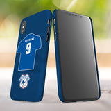 Cardiff City FC Personalised iPhone X Snap Case