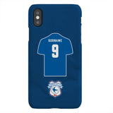 Cardiff City FC Personalised iPhone XS Snap Case