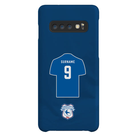 Cardiff City FC Personalised Samsung Galaxy S10 Snap Case