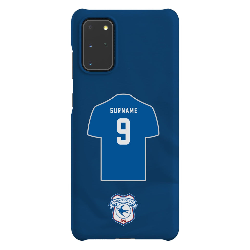 Cardiff City FC Personalised Samsung Galaxy S20 Plus Snap Case