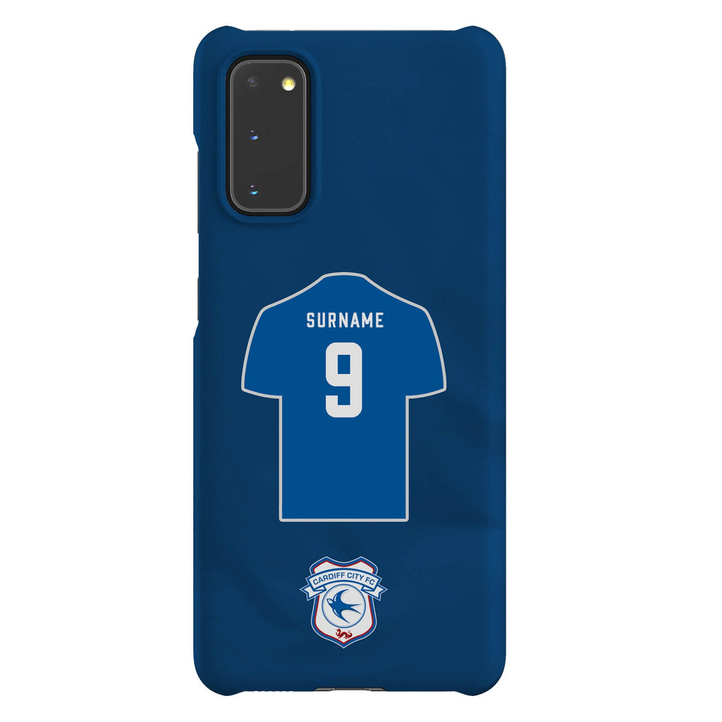 Cardiff City FC Personalised Samsung Galaxy S20 Snap Case