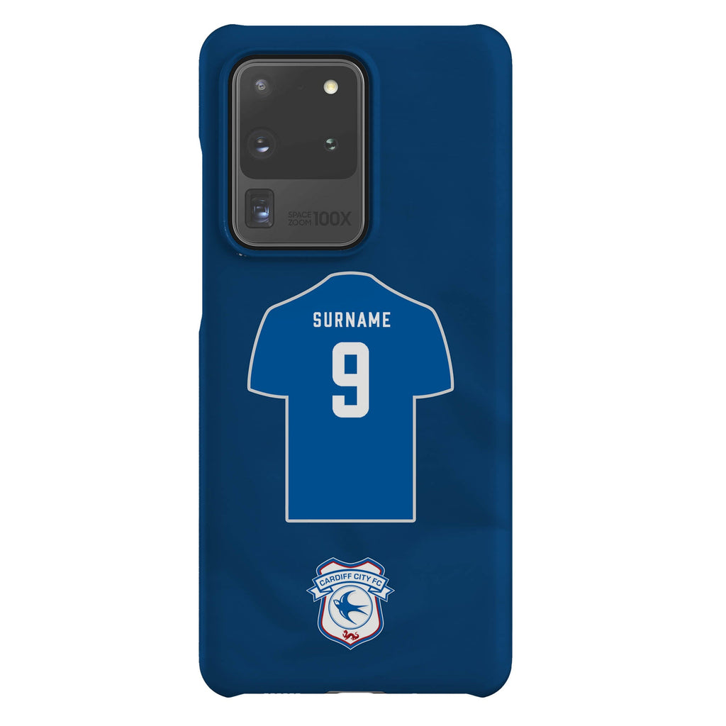 Cardiff City FC Personalised Samsung Galaxy S20 Ultra Snap Case