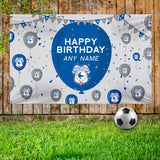 Cardiff City Personalised Banner (5ft x 3ft, Balloons Design)