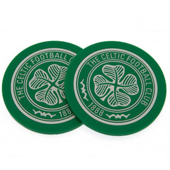 Celtic FC 2pk Coaster Set  - Official Merchandise Gifts