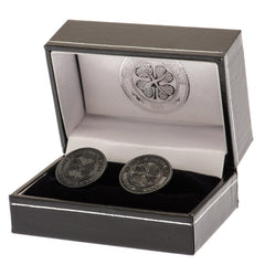 Celtic FC Black IP Cufflinks  - Official Merchandise Gifts