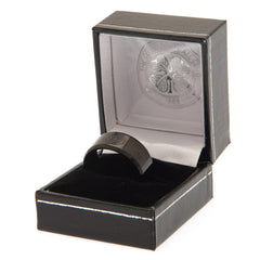 Celtic FC Black IP Ring Small  - Official Merchandise Gifts