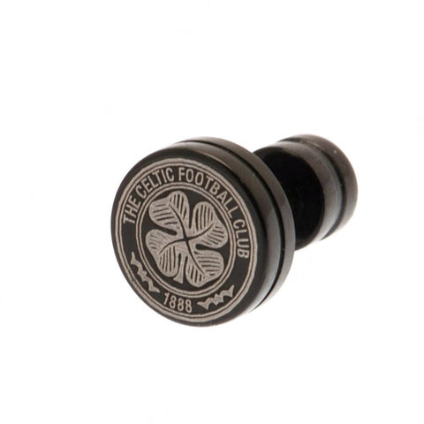 Celtic FC Black IP Stud Earing  - Official Merchandise Gifts
