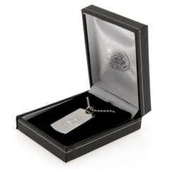 Celtic FC Engraved Dog Tag & Chain  - Official Merchandise Gifts
