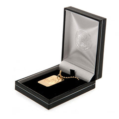 Celtic FC Gold Plated Dog Tag & Chain  - Official Merchandise Gifts