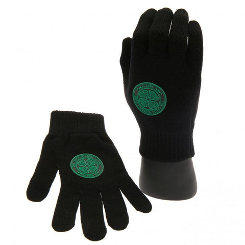 Celtic FC Knitted Gloves Adults  - Official Merchandise Gifts
