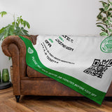 Celtic FC Personalised Fleece Blanket (Fans Ticket Design)