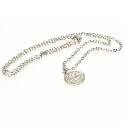 Celtic FC Silver Plated Pendant & Chain  - Official Merchandise Gifts