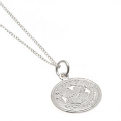 Celtic FC Sterling Silver Pendant & Chain  - Official Merchandise Gifts