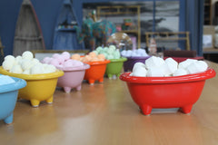 Ceramic Mini Bath - Poppy Red