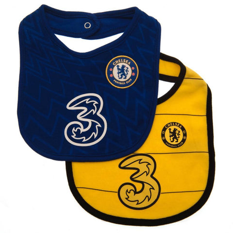 Chelsea FC 2 Pack Bibs BY  - Official Merchandise Gifts