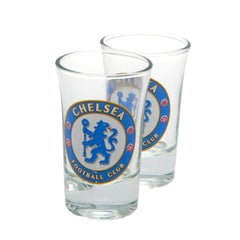 Chelsea FC 2pk Shot Glass Set  - Official Merchandise Gifts