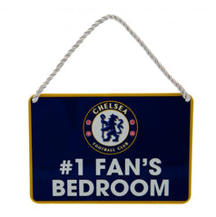 Chelsea FC Bedroom Sign No1 Fan  - Official Merchandise Gifts