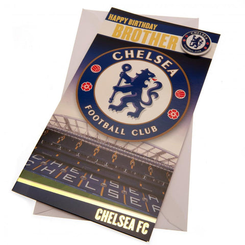 Chelsea FC Birthday Card Brother  - Official Merchandise Gifts