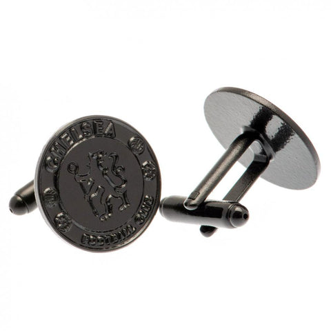 Chelsea FC Black IP Cufflinks  - Official Merchandise Gifts