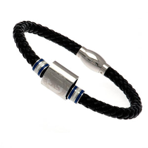 Chelsea FC Colour Ring Leather Bracelet  - Official Merchandise Gifts