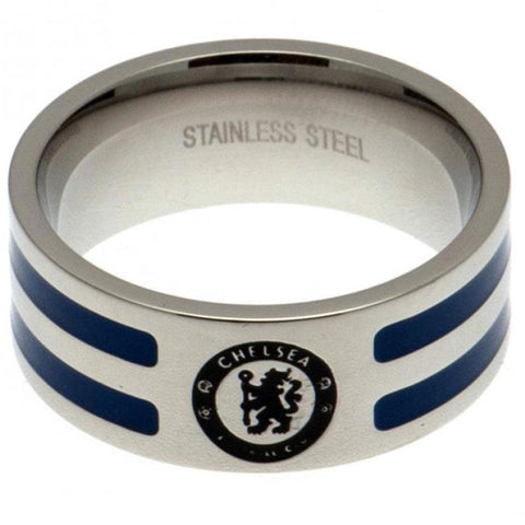 Chelsea FC Colour Stripe Ring Medium  - Official Merchandise Gifts