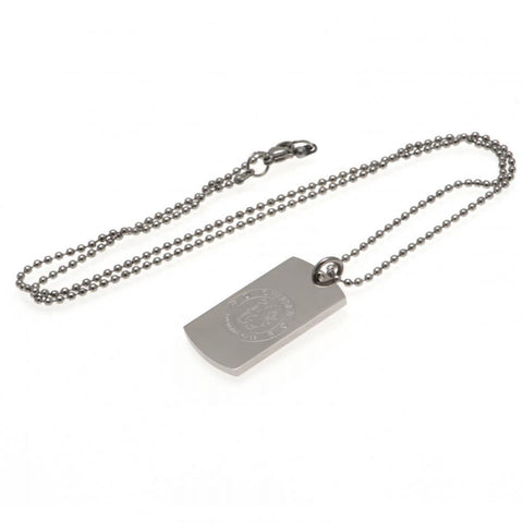 Chelsea FC Engraved Dog Tag & Chain  - Official Merchandise Gifts