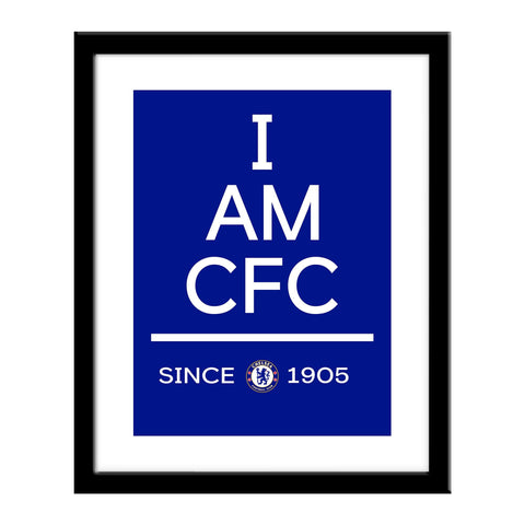 Personalised Chelsea FC I Am Print
