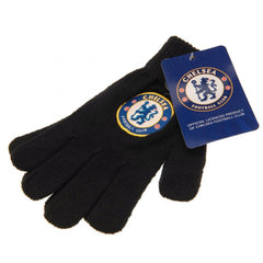 Chelsea FC Knitted Gloves Junior  - Official Merchandise Gifts