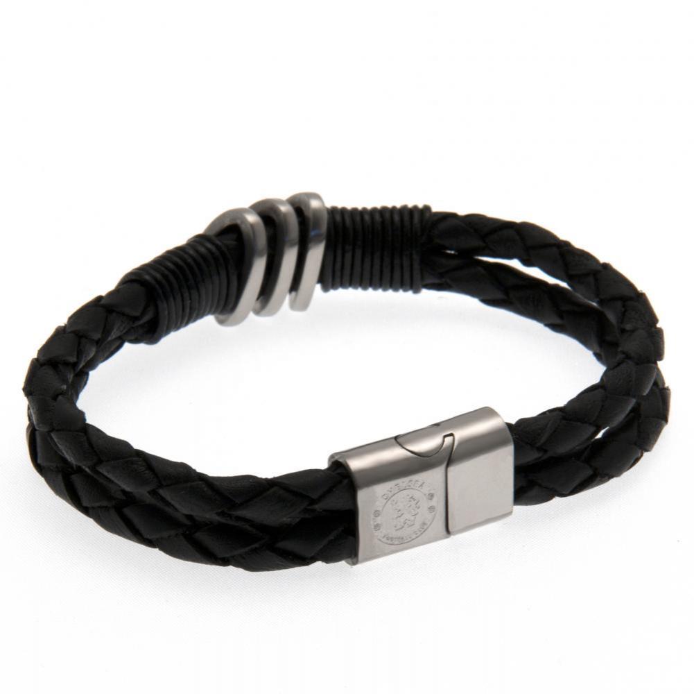 Chelsea FC Leather Bracelet  - Official Merchandise Gifts