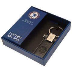Chelsea FC Leather Key Fob  - Official Merchandise Gifts