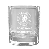 Personalised Chelsea FC Whisky Tumbler Glass