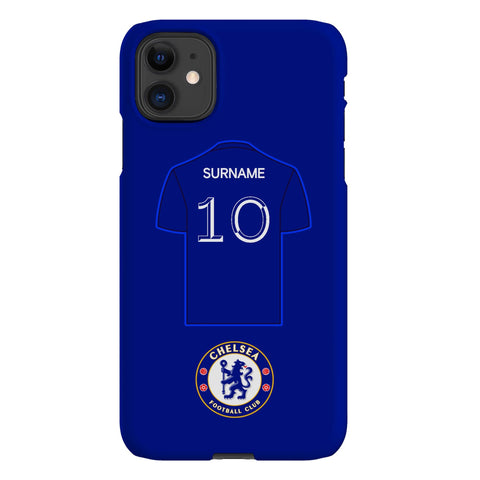 Chelsea FC Personalised iPhone 11 Snap Case