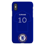 Chelsea FC Personalised iPhone X Snap Case
