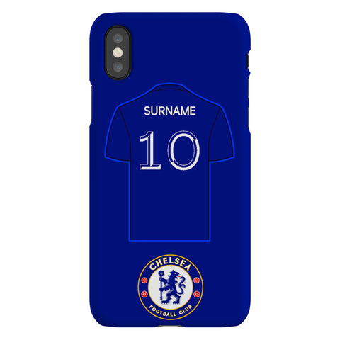 Chelsea FC Personalised iPhone X Snap Case