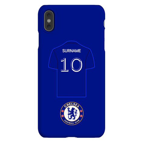 Chelsea FC Personalised iPhone XS Max Snap Case