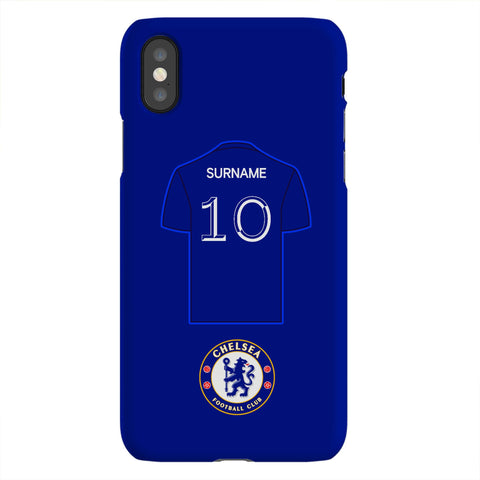Chelsea FC Personalised iPhone XS Snap Case