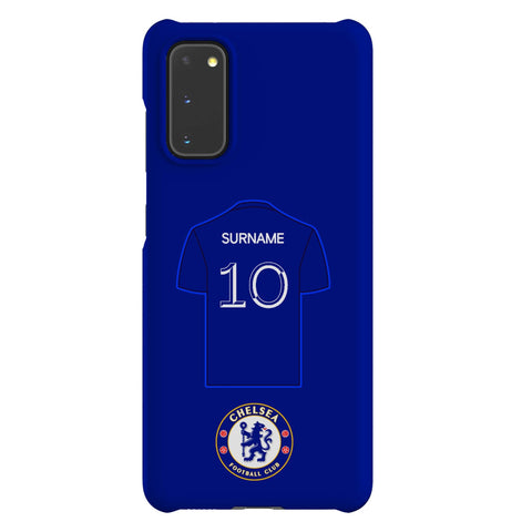 Chelsea FC Personalised Samsung Galaxy S20 Snap Case