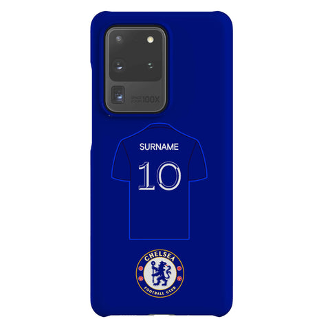 Chelsea FC Personalised Samsung Galaxy S20 Ultra Snap Case