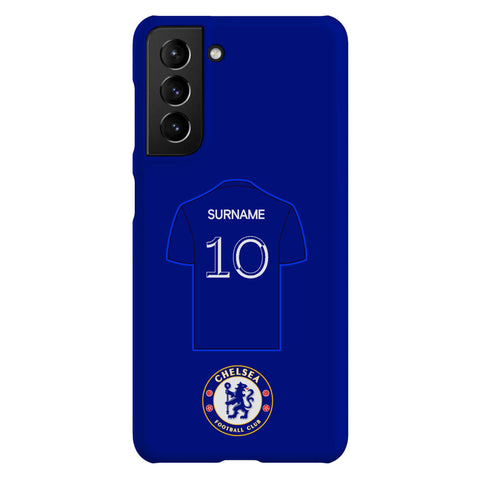 Chelsea FC Personalised Samsung Galaxy S21 Plus Snap Case