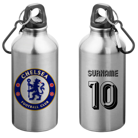 Chelsea FC Personalised Water Bottle For Drinks