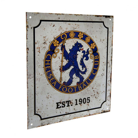 Chelsea FC Retro Logo Sign  - Official Merchandise Gifts