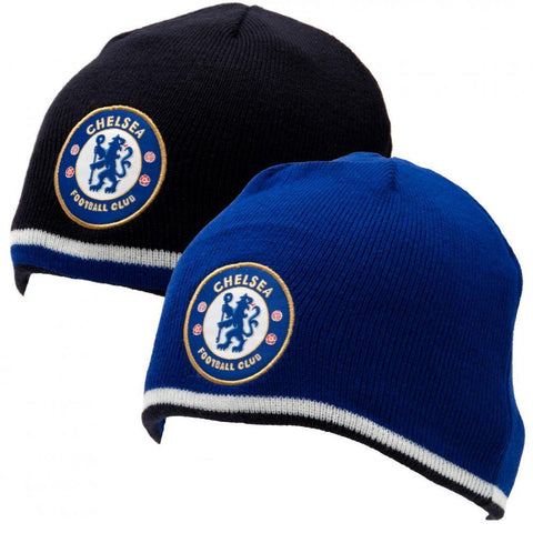 Chelsea FC Reversible Beanie  - Official Merchandise Gifts