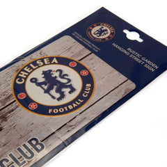 Chelsea FC Rustic Garden Sign  - Official Merchandise Gifts