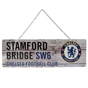 Chelsea FC Rustic Garden Sign  - Official Merchandise Gifts