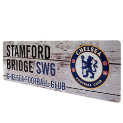 Chelsea FC Rustic Garden Sign  - Official Merchandise Gifts