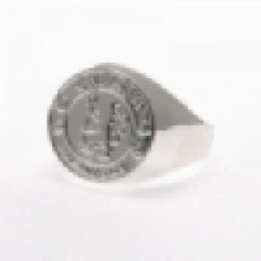 Chelsea FC Silver Plated Crest Ring Small  - Official Merchandise Gifts