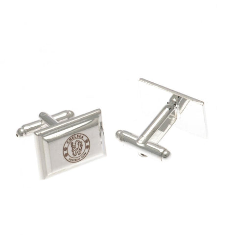 Chelsea FC Silver Plated Cufflinks  - Official Merchandise Gifts